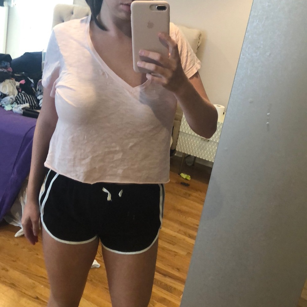 Pink crop top!